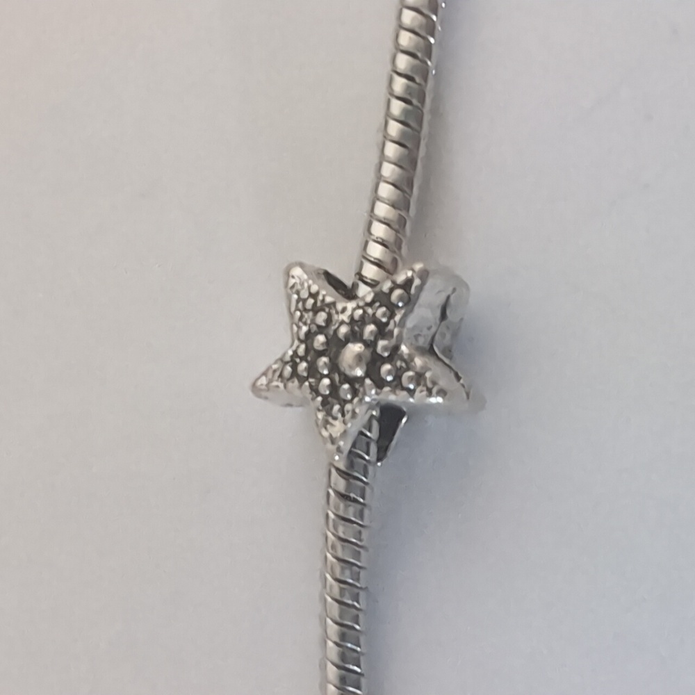 Silver Starfish Charm for‎ Pandora Style Bracelet